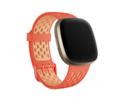 Fitbit Fb174sbcrpkl, Band, Smartklokke, Oransje, Rosa, Fitbit, Sense & Versa 3, Aluminium, Silikon