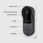 New Wireless Video Doorbell Intercom System 1080P Video Doorbell Camera 4.3in Co