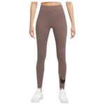 Collants Nike  LEGGING MARRON  - SMOKEY MAUVE/BLACK - L