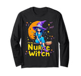 The Nurse Witch Halloween Nurse Group Matching Costume Lover Long Sleeve T-Shirt