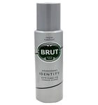 Brut IDENTITY Deodorant Body Spray 200ml New**