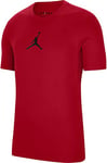 NIKE Men's M J Jumpman DF SS Crew T-Shirt, Gym Red/Black, M