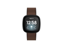 Hama 00086237, Band, Smartwatch, Brun, Fitbit, Versa3/Sense, Äkta läder