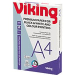 Viking Advanced Colour Printing A4 Printer Paper 100 gsm Smooth White 500 Sheets