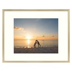 Golden State Art, 11x14 Picture Frame Gold Aluminum (Shiny Brushed) Display Pictures 8x10 with Mat or 11x14 Without Mat Wall Mounting Real Glass Metal Photo Frame