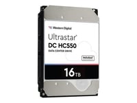 WD Ultrastar DC HC550 WUH721816AL5204 - Disque dur - 16 To - interne - 3.5" - SAS 12Gb/s - 7200 tours/min - mémoire tampon : 512 Mo