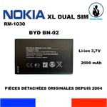 BATTERIE ORIGINE REMPLACEMENT NOKIA XL DUAL SIM BYD BN-02 2000mAh 3,7V OEM