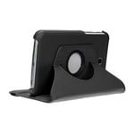 doupi Rotatif Housse pour Samsung Galaxy Tab 3 Lite (7 pouces), Deluxe 360 Degrés Smart Coque de Protection Simili Cuir Coque Cover et Case, noir