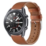 Läderarmband Samsung Galaxy Watch 3 45mm brun