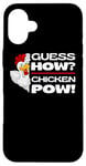 iPhone 16 Plus Guess How Chicken Pow: Funny Chickens Jokes Chicken Memes Case