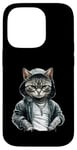 Coque pour iPhone 14 Pro American Shorthair Cat Thug Cat Gangster Cat Gangster Life