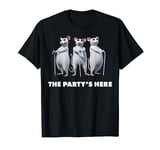 Shrek Blind Mice The Party's Here Text Poster T-Shirt