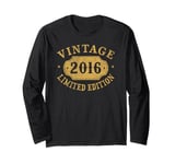 8 years old 8th Birthday Anniversary Best Limited 2016 Long Sleeve T-Shirt