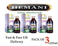 3 x Black Seed Oil Hemani 125ml / 100% Pure Cold Pressed Oil KALONGI HABBA SAWDA