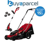 Einhell 37cm Lawnmower 1600W Corded Electric + Corded Garden Strimmer 30cm 450w