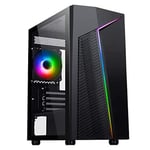 CiT Alpha Black Micro-ATX TG Case - CIT-ALPHA-BLK