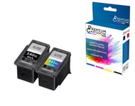 PREMIUM CARTOUCHE - 2 Cartouche compatible pour CANON PG-540XL + CL-541XL Noir + Couleur Canon Pixma MG 2100 Series MG 2250 MG 3100 Series MG 3150 MG