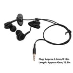 Waterproof Short Cord Headphones Clear Sound Quality No Knots Swimming Earph New