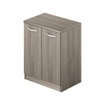 Webmarketpoint - Meuble bas pour buanderie avec 2 portes couleur Orme H85,5x71x50cm