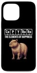 iPhone 13 Pro Max Capybara The Elements Of Happiness Periodic Table Chemistry Case