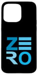 Coque pour iPhone 15 Pro Max Bleu Zeroed In! Graphique couleur bleue