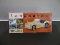 Corgi Vanguards VA47000 Triumph TR3A Open Top Car Pale Yellow shop stock