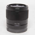 Sony Used FE 28mm f/2 Wide Angle Prime Lens