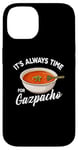 Coque pour iPhone 14 Gazpacho Food Lover It's Always Time to Eat Kawaii Gazpacho