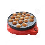 CONFO 18 hål Takoyaki Grillbricka Octopus Grilltallrik Äggvåffelmaskin - 650W -