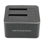 USB 3.0 To Dual Slot HDD Docking Station Offline Clone Supports 2x 16TB NDE