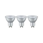 Paulmann 28581 Lampe LED réflecteur 3x4 watts ampoule Alu poire éclairage 2700 K GU10