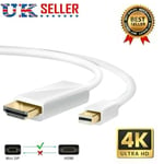 Mini 2M DisplayPort DP to HDMI Male Thunderbolt Adapter Cable For MacBook 1080P