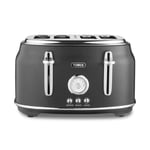 Tower 4 Slice Toaster, Renaissance, 1630W, T20065BLK, Black -Brand New