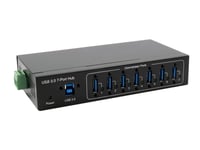 Usb 3.2 Hub 7-Port Gen1 Inkl. Usb-Kab Inkl. Usb-Kabel, Din-Rail-Kit, Viavl811