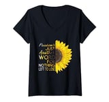 Freedom is just another word for nothing left to lose V-Neck T-Shirt