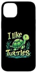 iPhone 14 Plus I Like Turtles Cartoon Turtle Case