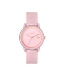 Lacoste Analogue Quartz Watch for Women with Pink Silicone Bracelet - 2001289