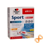 DOPPELHERZ Aktiv Sport Direct Magnesium 300 Calcium Zinc Vitamin B 20 Sachets