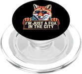 I'm Just a Fox in the City Design Cool Urban Design PopSockets PopGrip pour MagSafe