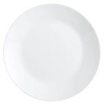 Arcopal Lot de 12 assiettes plates, en verre opale extra résistant, 25cm, Blanc