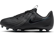 Nike Jr Phantom Gx II Academy FG/MG Soccer Shoe, Black/Black-Deep Jungle, 36 EU