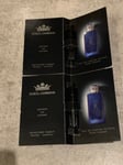 2 x Dolce & Gabbana Pour Homme EDP Eau De Parfum Intense Sample Spray 1.5ml