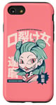 Coque pour iPhone SE (2020) / 7 / 8 Kuchisake Onna, horreur japonaise, Yokai, anime, folklore japonais