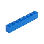 Q-Bricks 1 x 8 Clous Briques de Construction en Vrac, 250-piece