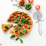 Rouleau À Coupe-Pizza Roue Acier Inoxydable Ergonomique Rondelle Couper pour