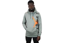 NIKE Men Jumpman Air Lwt Po Sweatshirt - Vintage Lichen/Hyper Crimson, XX-Large