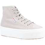 Superga 2708 Hi Top Cotton Women's Grey Colomba/White Avorio Boots