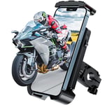 JOEAIS Support De Téléphone pour Vélo, Rotatif À 360 °, Support De Téléphone Universel pour Moto De 4,5 À 7,2", Compatible avec Iphone 14/13/12/11 Pro Max/XS, Galaxy, Huawei, Etc