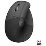 Logitech Lift Left Vertical Ergonomic Mouse for Business, Gr