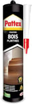 PATTEX Colle de fixation sans solvant, Colle acrylique ultra-puissante - Bois Plinthes, cartouche de 380g